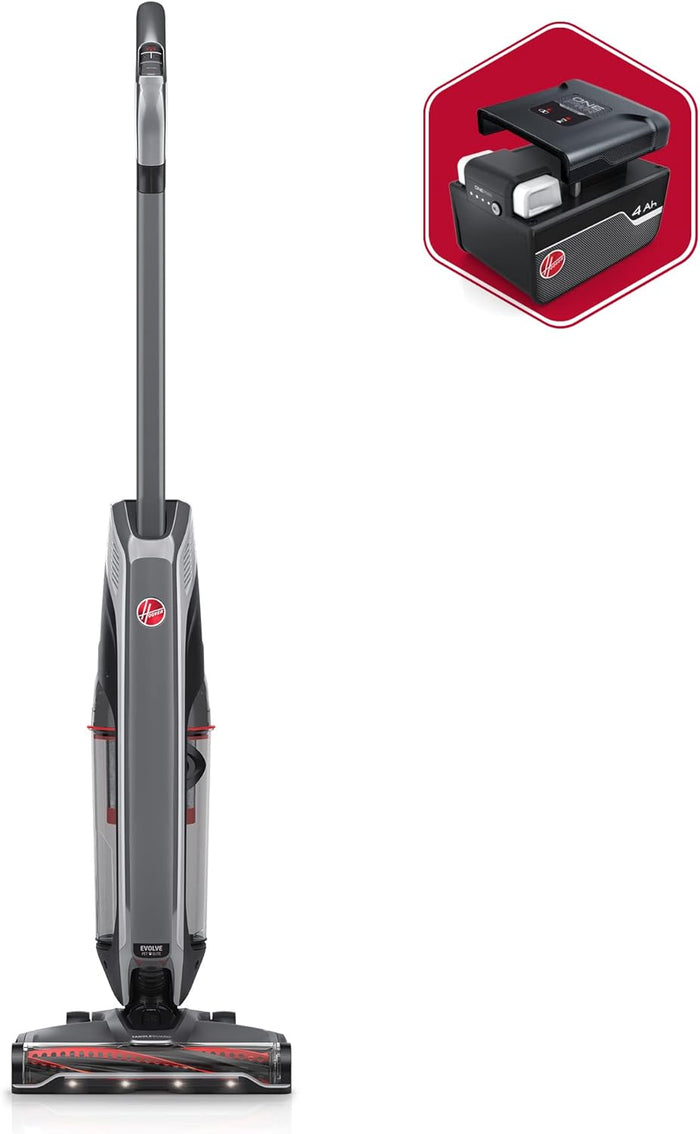 Hoover ONEPWR Evolve Pet Cordless Vacuum Cleaner, Lightweight Stick Vac, Small Upright Vacuum Cleaner, Ideal for Pet Hair, Large Dirt Cup Capacity, Cordless Vacuum Cleaners for Home Use