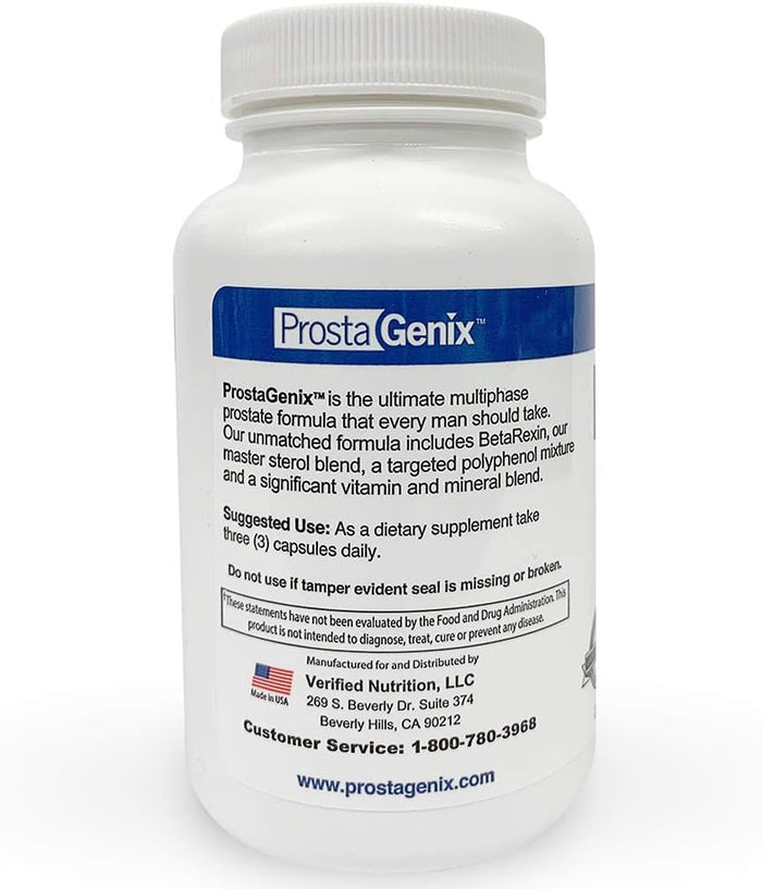Multiphase Prostate Supplement -5 Bottles- Featured on Larry King Investigative TV Show - Over 1 Million Sold - End Nighttime Bathroom Trips, Urgency, Frequent Urination.