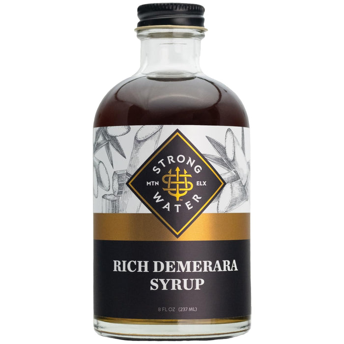 Strongwater Old Fashioned Mix - Makes 64 Cocktails - Handcrafted Old Fashioned Syrup with Bitters, Orange, Cherry, Organic Demerara Sugar - Craft Cocktail Mixer, Just Mix with Bourbon,Whiskey - 2 Pack