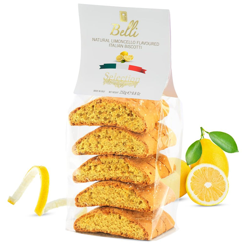 Italian Figs Biscotti | Made in Tuscany, Italy | Belli Traditional Semi Soft Biscuits
