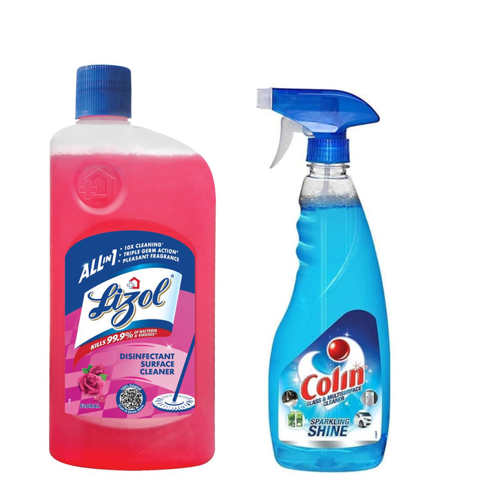Lizol Disinfectant Surface & Floor Cleaner Liquid, Citrus - 5 Litre | Suitable for All Floor Cleaner Mops | Kills 99.9% Germs| India's #1 Floor Cleaner