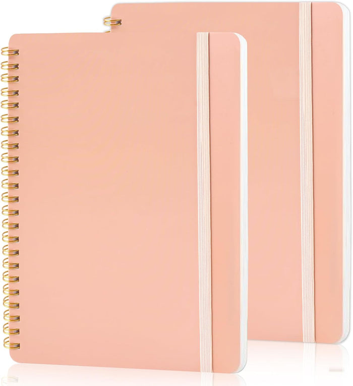 Utron 3 PCS Small Spiral Notebook 5x7, Notebooks for Note Taking, Morandi Spiral Journal Notebook, Work Notebook Small Notebooks 5x7 with Strap, Cute Notebooks for Women 70 Sheets/Note Books