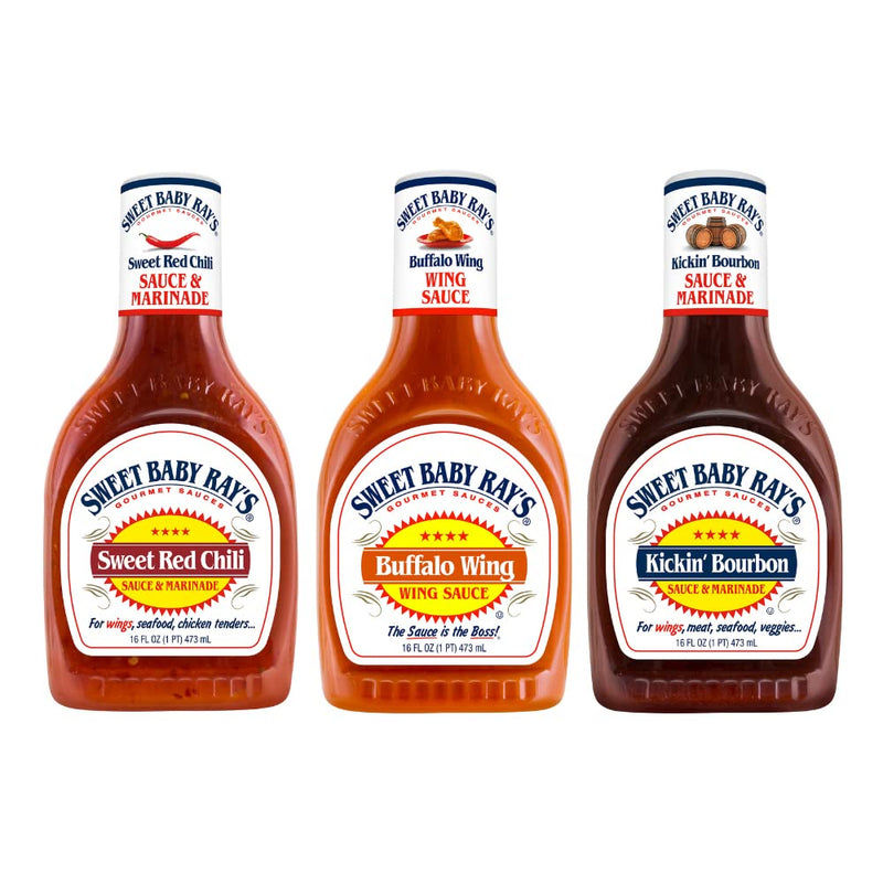 Sweet Baby Ray's Sauce and Marinade, Kickin' Bourbon , 16 OZ