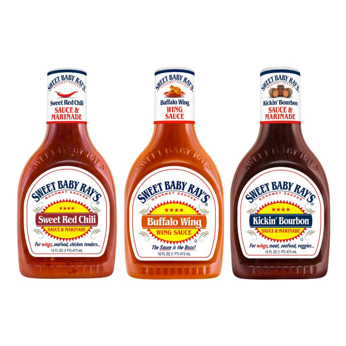 Sweet Baby Ray's Sauce and Marinade, Kickin' Bourbon , 16 OZ