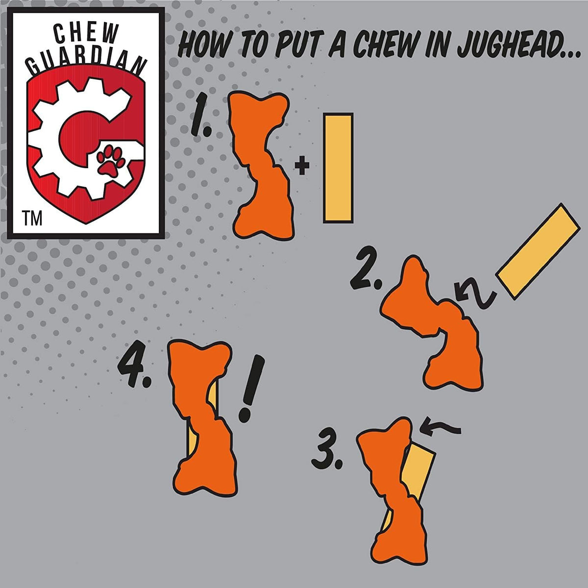 Himalayan Pet Supply Jughead Super Cheese Chew Insert, 100% Natural, Long Lasting, Gluten Free, Healthy & Safe Dog Treats, Lactose & Grain Free, Protein Rich, Dogs 35 lbs and Over, Large