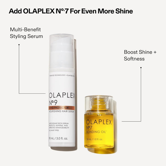 Olaplex Nº. 9 Bond Protector: Nourishing Hair Serum & Heat Protectant | Softens, Nourishes & Reduces Tangle & Static | For Coily, Curly, Straight, and Wavy, 90 mL / 3.0 Fl. Oz.