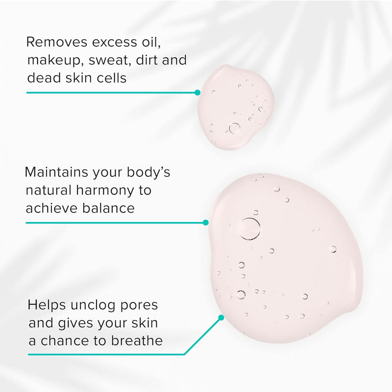 ClarityRx Cleanse Daily Vitamin-Infused Face Wash, Natural Plant-Based Moisturizing Facial Cleanser with Vitamins & Antioxidants, Deep Cleansing, Natural, Paraben Free, for All Skin Types (6 fl oz)