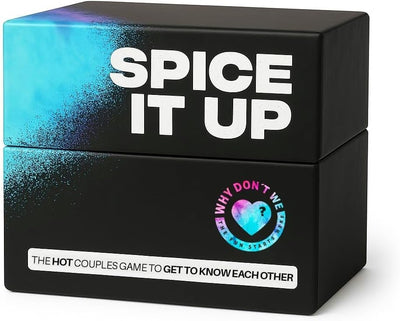 Why Don't We - Spice IT UP - Super Fun Couples Games for Date Nights: 150 Cards with Conversations, Spicy Dares & More - Best Date Night Games for Couples - Romantic Adult Couple Game