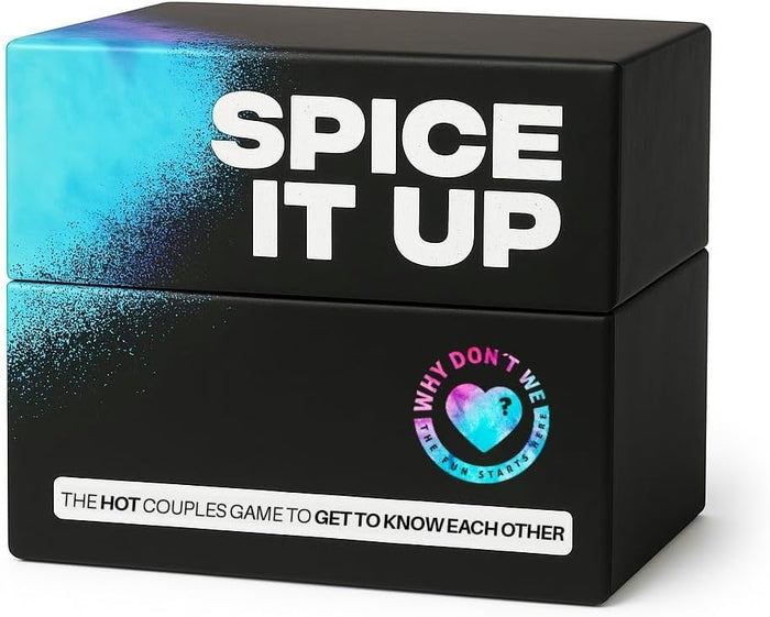 Why Don't We - Spice IT UP - Super Fun Couples Games for Date Nights: 150 Cards with Conversations, Spicy Dares & More - Best Date Night Games for Couples - Romantic Adult Couple Game