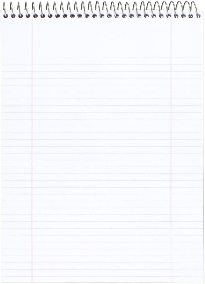 Cambridge Spiral Notebook, College Ruled Paper, 8-1/2" x 11", 70 Sheets, Top Bound, Navy (59882)