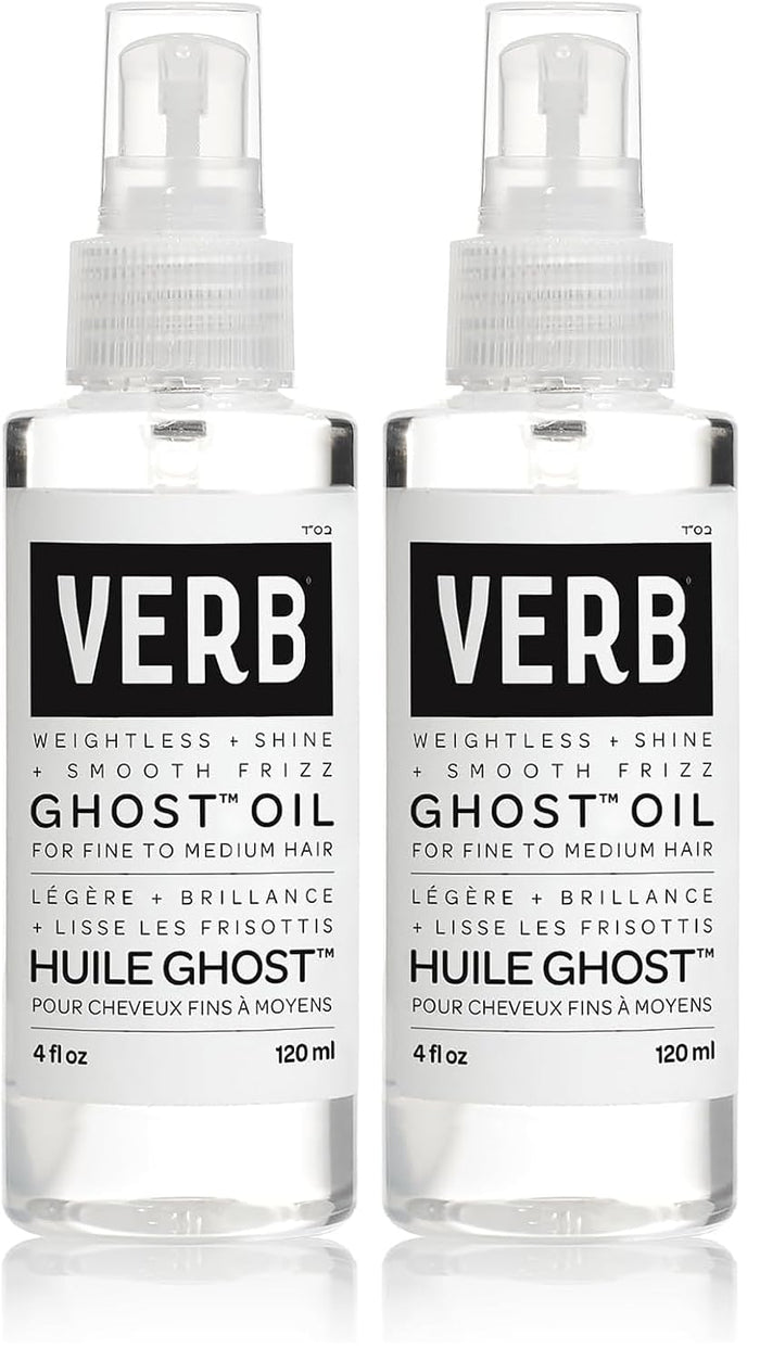 VERB Ghost Oil - Weightless Hair Oil for Fine to Medium Hair - Smooths Frizz, Adds Shine - No Parabens, Gluten or Harmful Sulfates