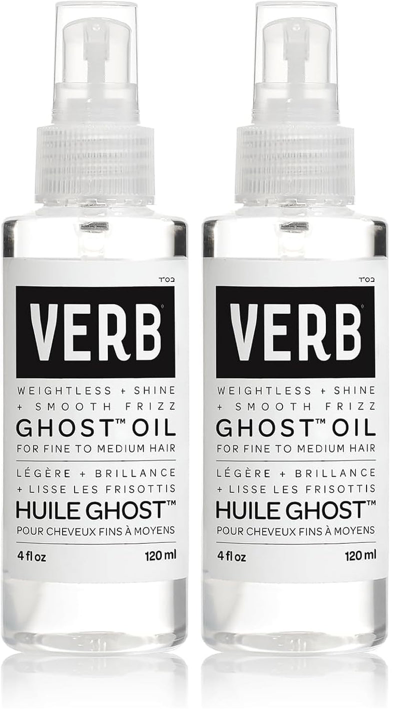 VERB Ghost Oil - Weightless Hair Oil for Fine to Medium Hair - Smooths Frizz, Adds Shine - No Parabens, Gluten or Harmful Sulfates