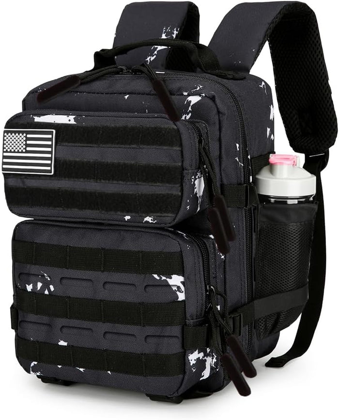 9L Mini Tactical Backpack 9L Assault Pack 9L Tactical Backpack Hiking Fitness Backpack(Black)