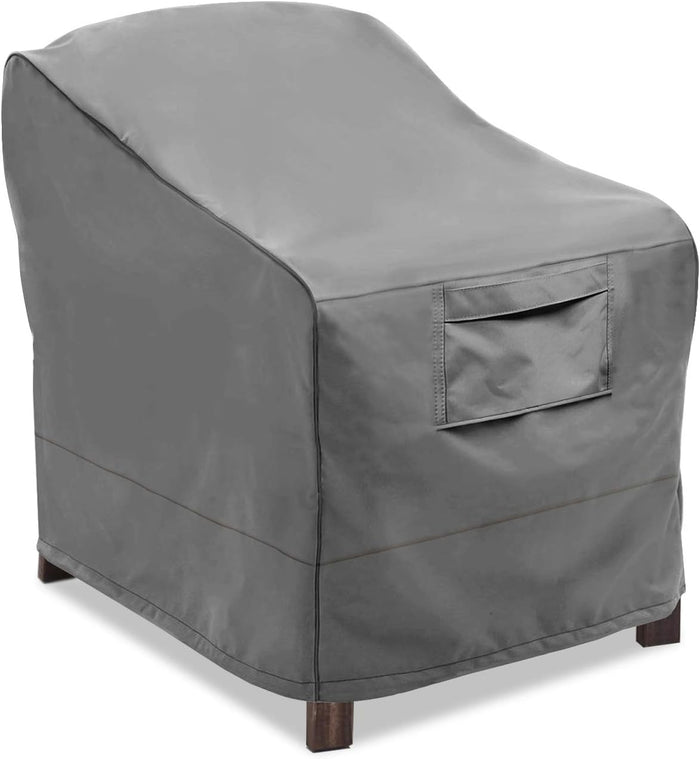 Vailge Patio Chair Covers, Lounge Deep Seat Cover, Heavy Duty and Waterproof Outdoor Lawn Patio Furniture Covers (2 Pack - Large, Beige & Brown)