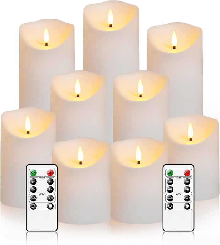 LED Candles Flameless Candles Battery Operated with Remote with Timer