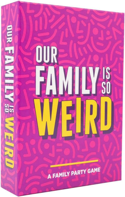 DSS Games Our Family is So Weird - A Fun Family Party Card Game to Decide Who’s Most Likely to Idea for Kids, Adults & Groups | Great for Conversation Starters, Family Game Night