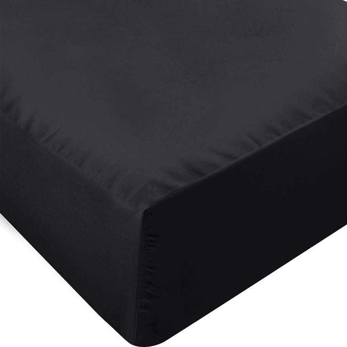 Utopia Bedding Queen Fitted Sheet Soft Microfiber 1 Fitted Sheet Only Grey