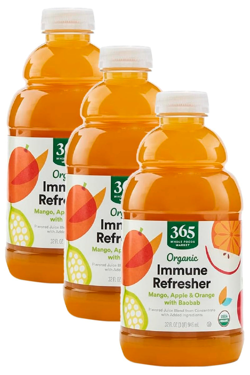 365 by Whole Foods Market, Juice Mango Apple Orange Baobab Organic, 32 Fl Oz