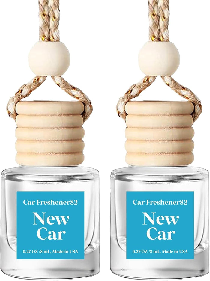 HoogaLife Car Air Freshener Diffuser 2 Pack Hanging Air Freshener Diffuser - Vanilla Cream Fragrance Oil Air D iffuser for Car, 45+ days Long Lasting Fragrance Made in USA C ar Air Fresheners (V54)