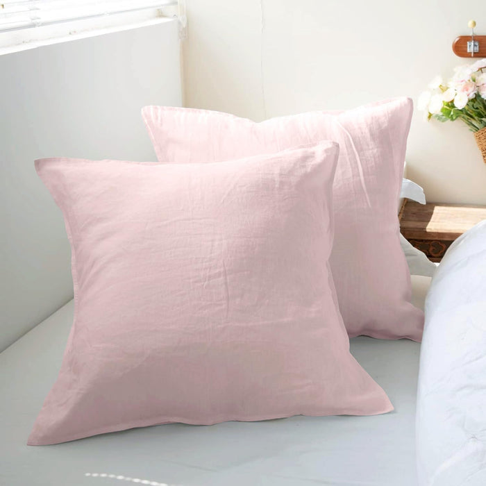 Simple&Opulence 100% Linen Duvet Cover Set 3pcs Basic Style Natural French Washed Flax Solid Color Soft Breathable Farmhouse Bedding with Button Closure - Linen, King