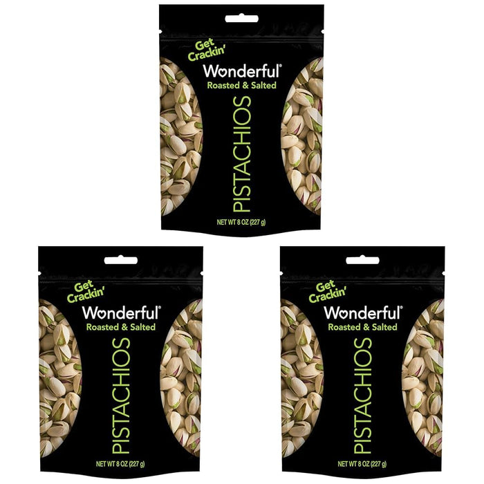 Wonderful Pistachios In Shell, Roasted & Salted Nuts, 48 Ounce Resealable Bag, Protein Snacks, Bulk Snacks, Healthy Snacks for Adults
