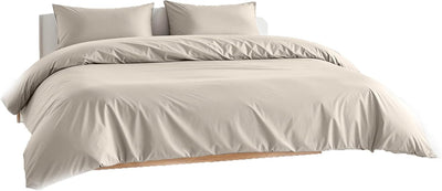 Italic Luxe 100% Australian Cotton Bedding Bundle – Sand Color, Full Size – 400 Thread Count – Soft, Durable & Silky – Includes Fitted Sheet, Flat Sheet & Pillowcases