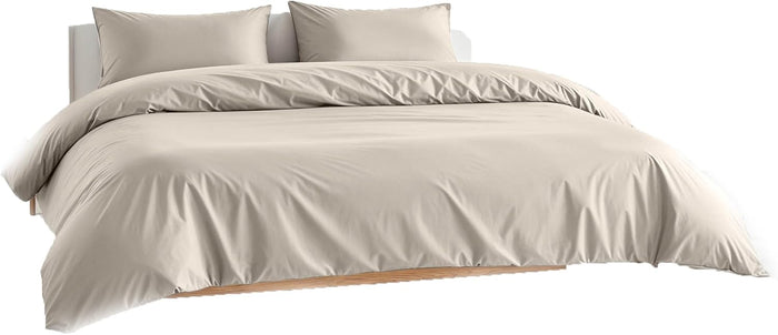 Italic Luxe 100% Australian Cotton Bedding Bundle – Sand Color, Full Size – 400 Thread Count – Soft, Durable & Silky – Includes Fitted Sheet, Flat Sheet & Pillowcases