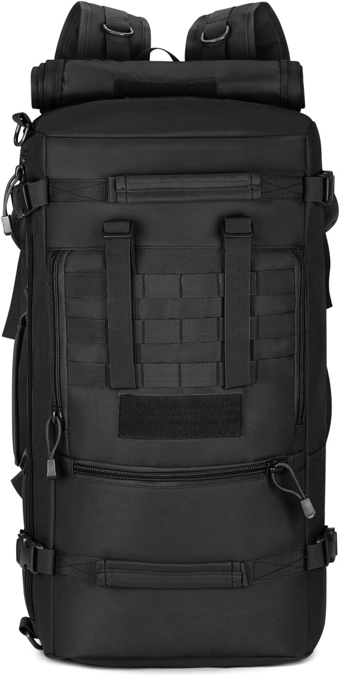 HUNTVP 50L 3 Way Tactical Backpack Military MOLLE Assault Backpack Modular WR Bag