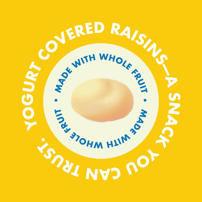 Sun-Maid Vanilla Yogurt Coated Raisins - (80 Pack) 0.5 oz Mini Snack-Size Box - Yogurt Covered Dried Fruit Snack for Lunches and Snacks