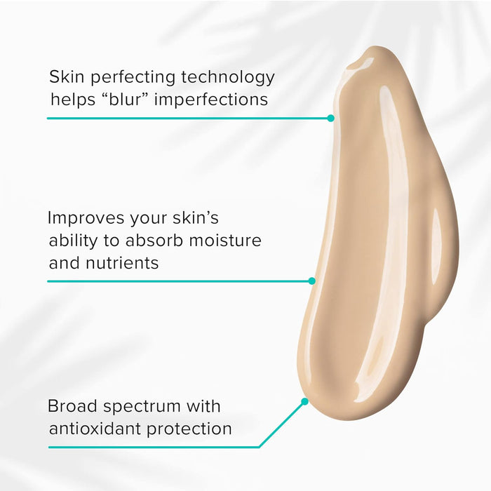 ClarityRx Physical Skin Defense Tinted Mineral SPF 50 Moisturizing Sunscreen, Natural Plant-Based Water-Resistant UV Protection with Zinc & Hyaluronic Acid for Face & Body (3.5 oz)