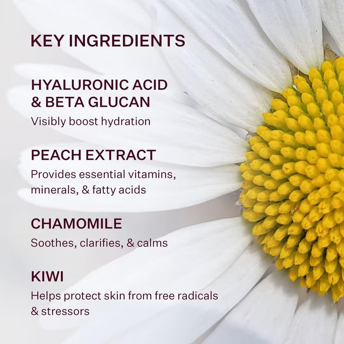 Peach & Lily - Glass Skin Water-Gel Moisturizer (1.69 ounces) - Hyaluronic Acid - Face Moisturizer - Lightweight & Oil Free - Chamomile, Kiwi, & Peach - Self Care - Vegan, Cruelty Free - Korean Beauty