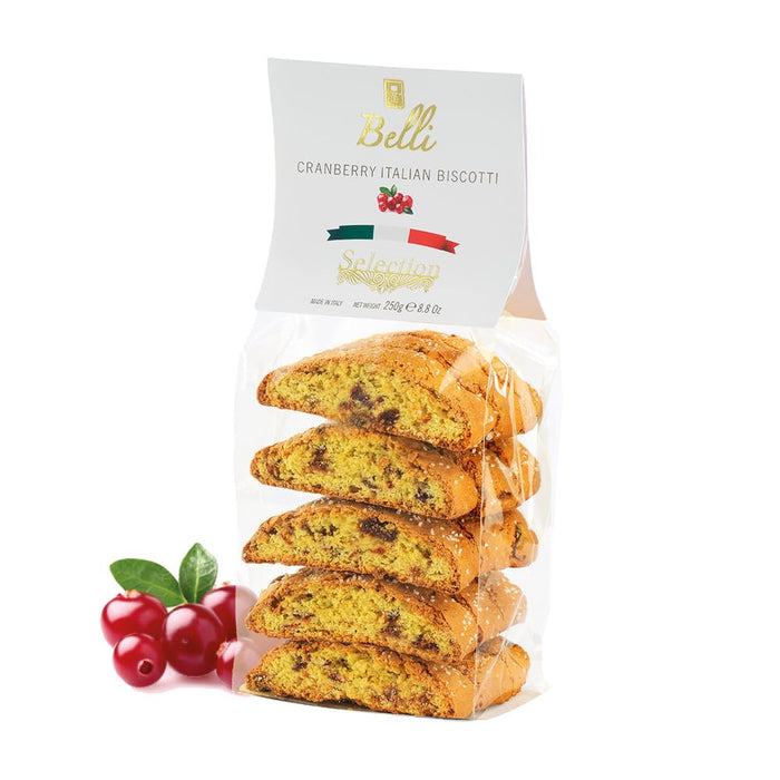 Italian Figs Biscotti | Made in Tuscany, Italy | Belli Traditional Semi Soft Biscuits