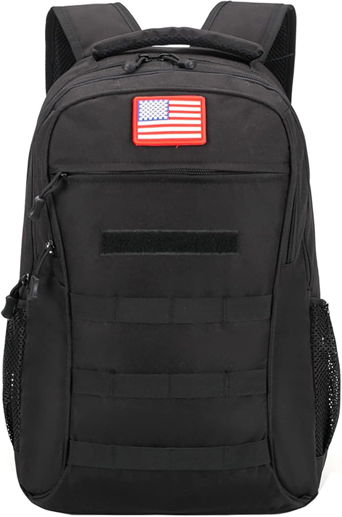 Camo Backpack,Military Tactical Backpack for Men with Flag Patch,30L School Backpack for Outdoor