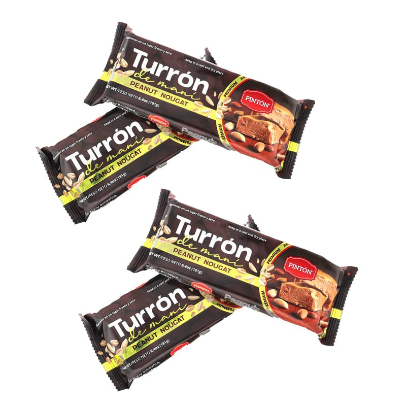 Pinton Peanut Nougat Bar 2 Pack – Healthy Snack for Office & On-the-Go Energy – Gourmet Alternative to Candy Bars (361g / 12.8oz) (2)
