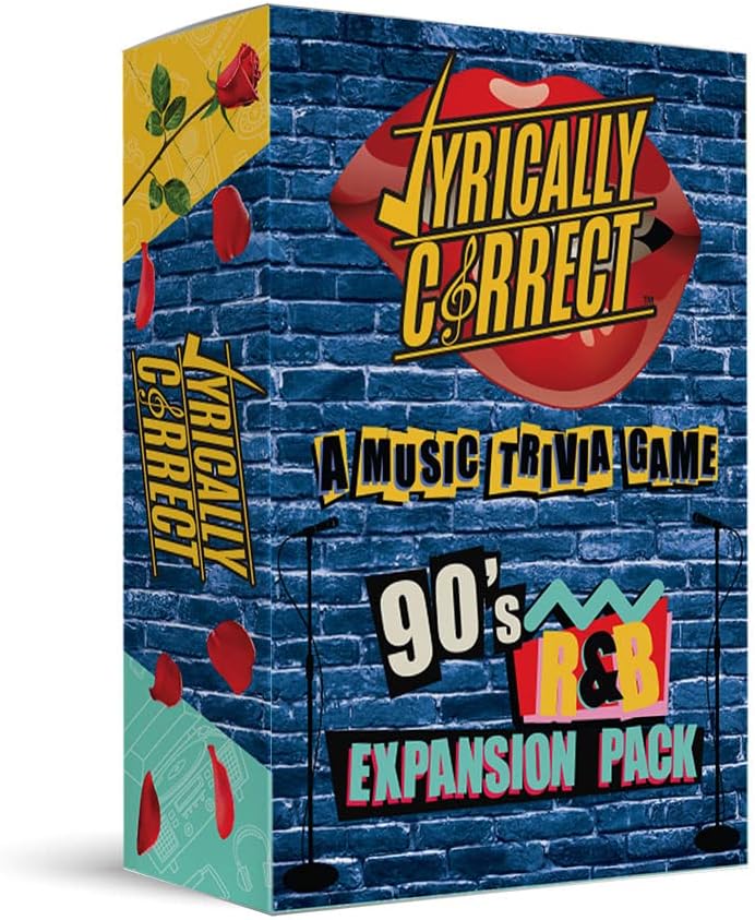 Lyrically Correct '90s & 2000s Music Trivia Card Game - Pop Edition - Finish The Lyrics Challenge, Fun for Adults, Party or Family Night