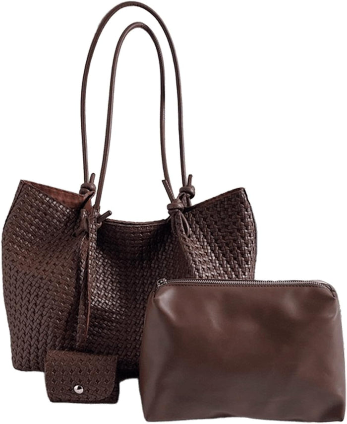 Tote Bag Leather Tote Purse, Leather Tote Bag for Women, Tote Handbags Shoulder Bag with Small Handmade