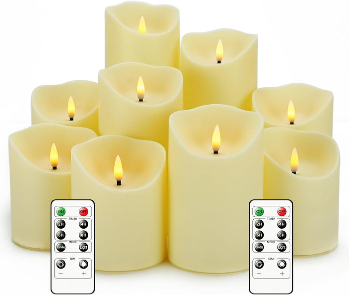 LED Candles Flameless Candles Battery Operated with Remote with Timer