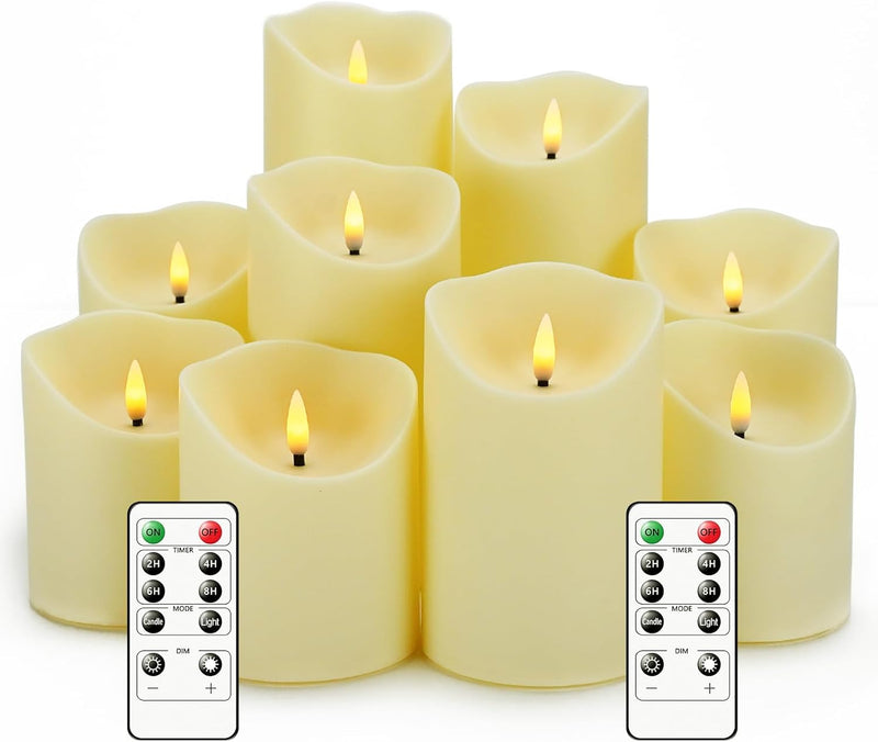 LED Candles Flameless Candles Battery Operated with Remote with Timer
