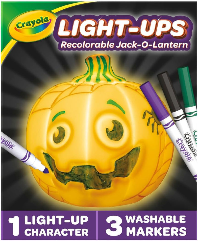 Crayola Light-Ups - Ghost, Light Up Toy Ghost, Reusable Coloring Halloween Toy, Cute Halloween Ghost Decor, Glow in The Dark