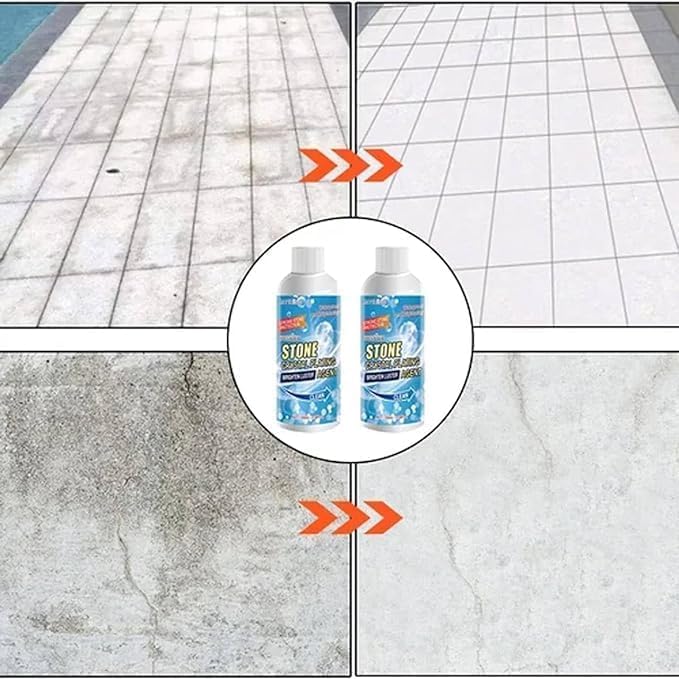 PARSE PERSONAL CARE Multi-Surface Stain Remover Cleaner Nano Stone Crystal Plating Agent, Marble Stone Cleaner Polished For Marble, Floor, Tile & Ceramic Stain Remover