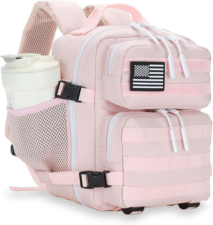 9L Mini Tactical Backpack for Men and Women, Tactical Backpack Small for Hiking, Small Tactical Bag (Purple Tie-Dye)