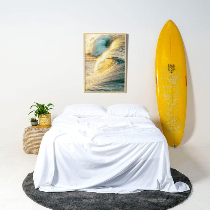 THE LAD COLLECTIVE 2.0 Bedding Set - 4 Piece Sheet & Pillow Case Set, Custom Blend, Soft, Comfortable, Temperature Regulating, & Easy-to-Use - (Twin XL, Aspen)