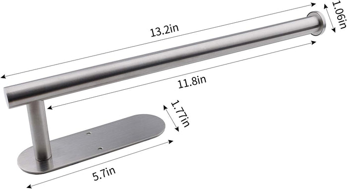 Paper Towel Holders for Kitchen,Paper Towels Bulk- Self-Adhesive Under Cabinet,Both Available in Adhesive and Screws,Stainless Steel