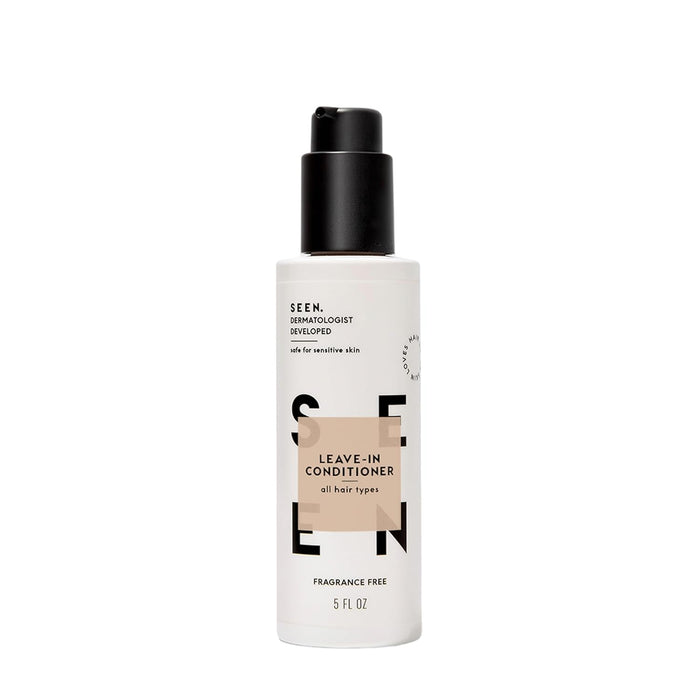 SEEN Leave-In Conditioner, Fragrance Free - Leave-In Hair Conditioner & Heat Protectant Spray- Detangles & Hydrates- Formulated without Parabens, Sulfates or Phthalate