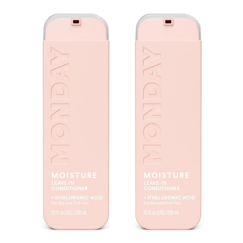 MONDAY HAIRCARE MOISTURE Leave in Conditioner with Hyaluronic Acid, Jojoba & Almond Oil, Shea Butter& Wheat Protein for Dry & Dull Hair 150mL