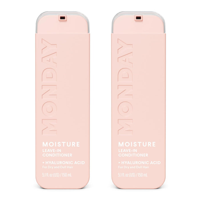 MONDAY HAIRCARE MOISTURE Leave in Conditioner with Hyaluronic Acid, Jojoba & Almond Oil, Shea Butter& Wheat Protein for Dry & Dull Hair 150mL