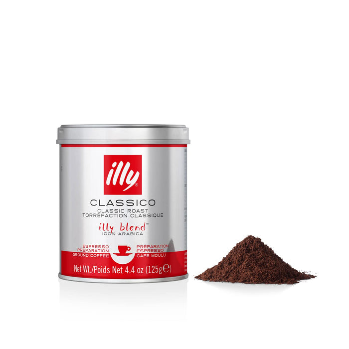 Illy Coffee, Ground Drip Forte, Extra Dark Roast, 100% Arabica Bean Bold Signature Italian Blend, No Preservatives, 8.8 Ounce (Pack Of 1)