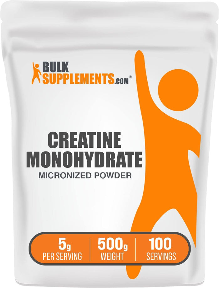 BulkSupplements.com Creatine Monohydrate Powder - Micronized Creatine Powder, Unflavored - Pure & Gluten Free, 5g (5000mg) per Servings, 1kg (2.2 lbs) (Pack of 1)
