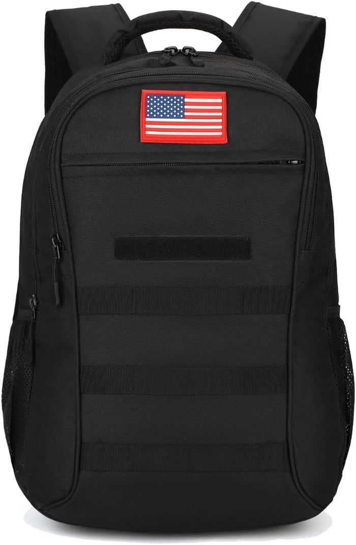 outdoor plus Camo Backpack,Military Boys Backpack for School with USB Port,30l Small Tactical Backpack for Outdoor Travel Camping Waterproof
