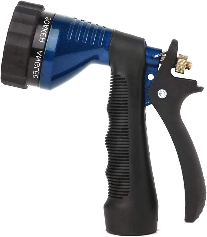 GREEN MOUNT Water Hose Nozzle Spray Nozzle, Metal Garden Hose Nozzle with Adjustable Spray Patterns, Perfect for Watering Plants, Washing Cars and Showering Pets